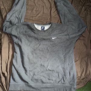 Nike Gray Crew Neck Sweatshirt